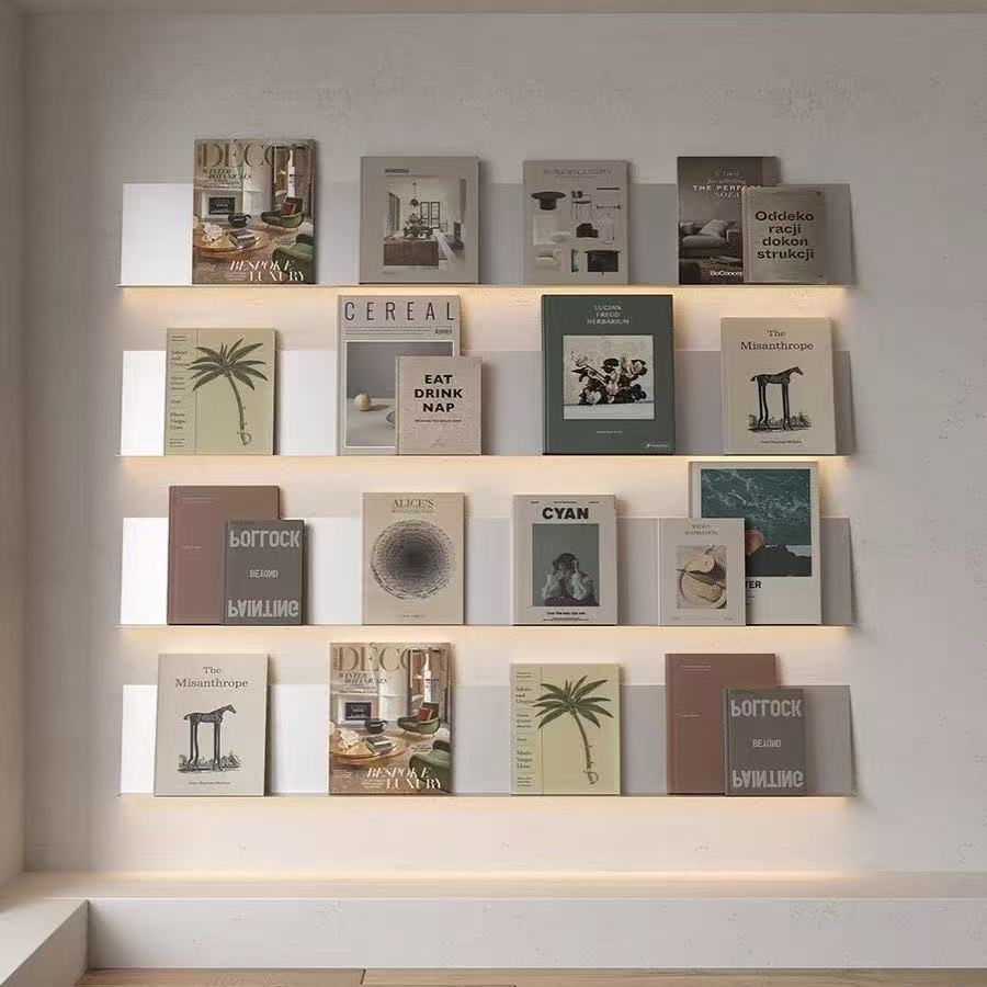 Sustainable Living Eco Friendly - Paslanmaz Çelik Yüzer Duvar Rafları Oturma