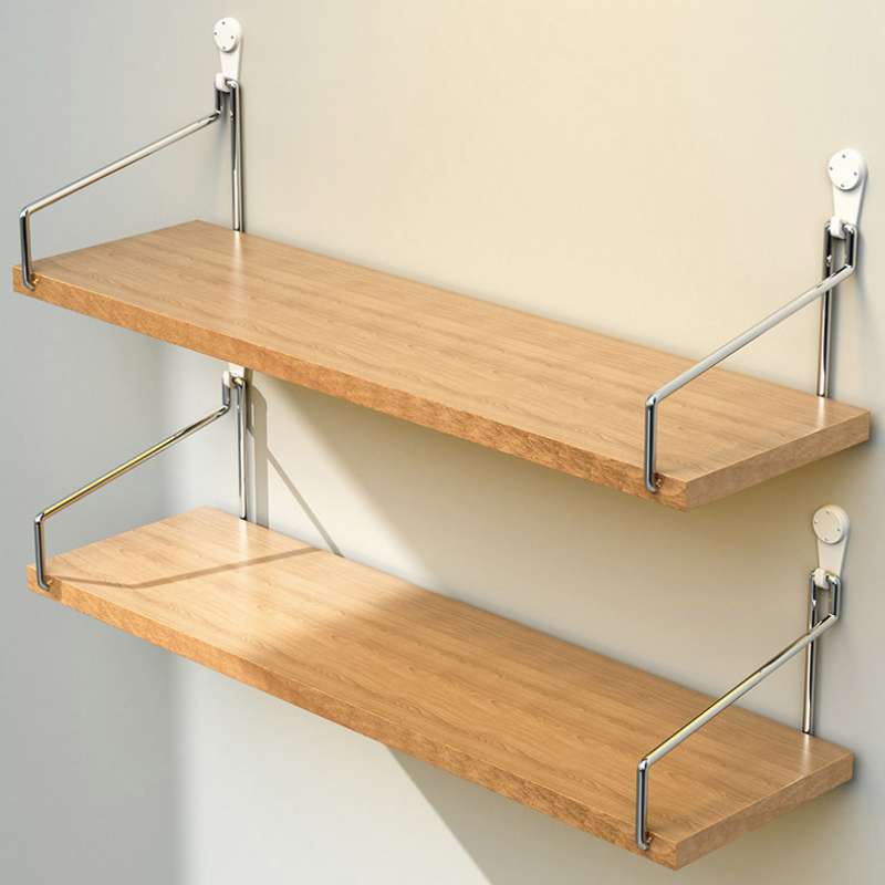 Sustainable Living Eco Friendly - Duvara Monte Edilebilir Ahşap Raflar, Deliksiz