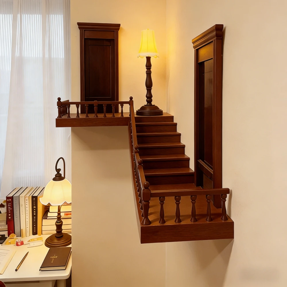 Sustainable Living Eco Friendly - Köşe Depolama Düzenleyici Üç Boyutlu Işıklı