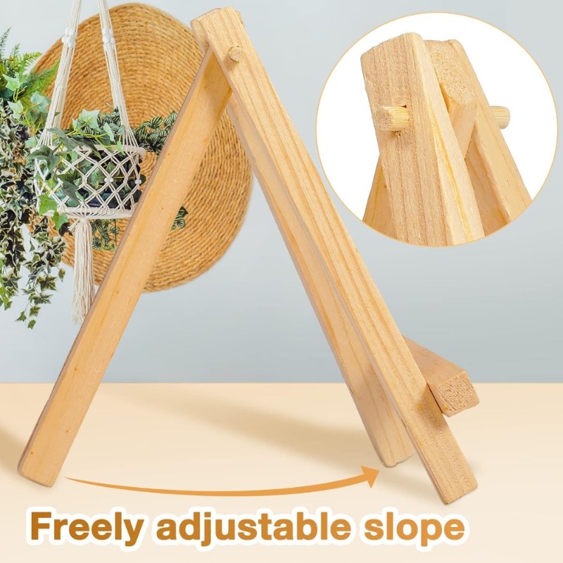 30 adet Mini ahşap şövale stan - Sustainable Living Eco Friendly incelemesi ve fiyatı